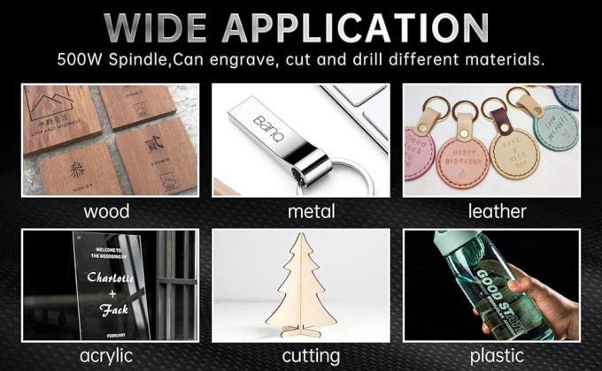 4030 Pro CNC-graveringsmachine DIY 2 in 1 3 As GRBL Houtmetalen laserfrees 6