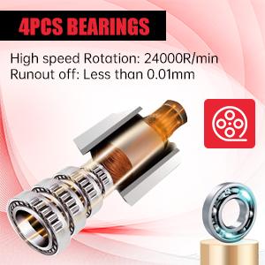 2.2kw ER20 CNC Spindle Motor Kit Luchtgekoeld voor CNC-machine 3