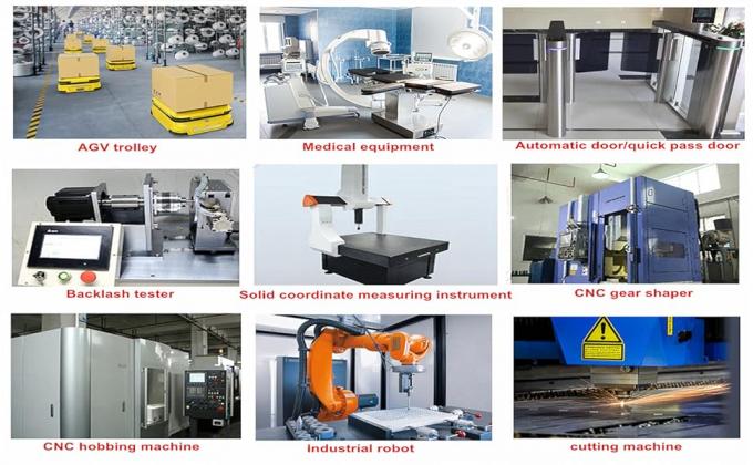 CNC Controller AC Servo Motor Kit 3000rpm 64Ncm 200W 17 Bit Magnetische Encoder 6